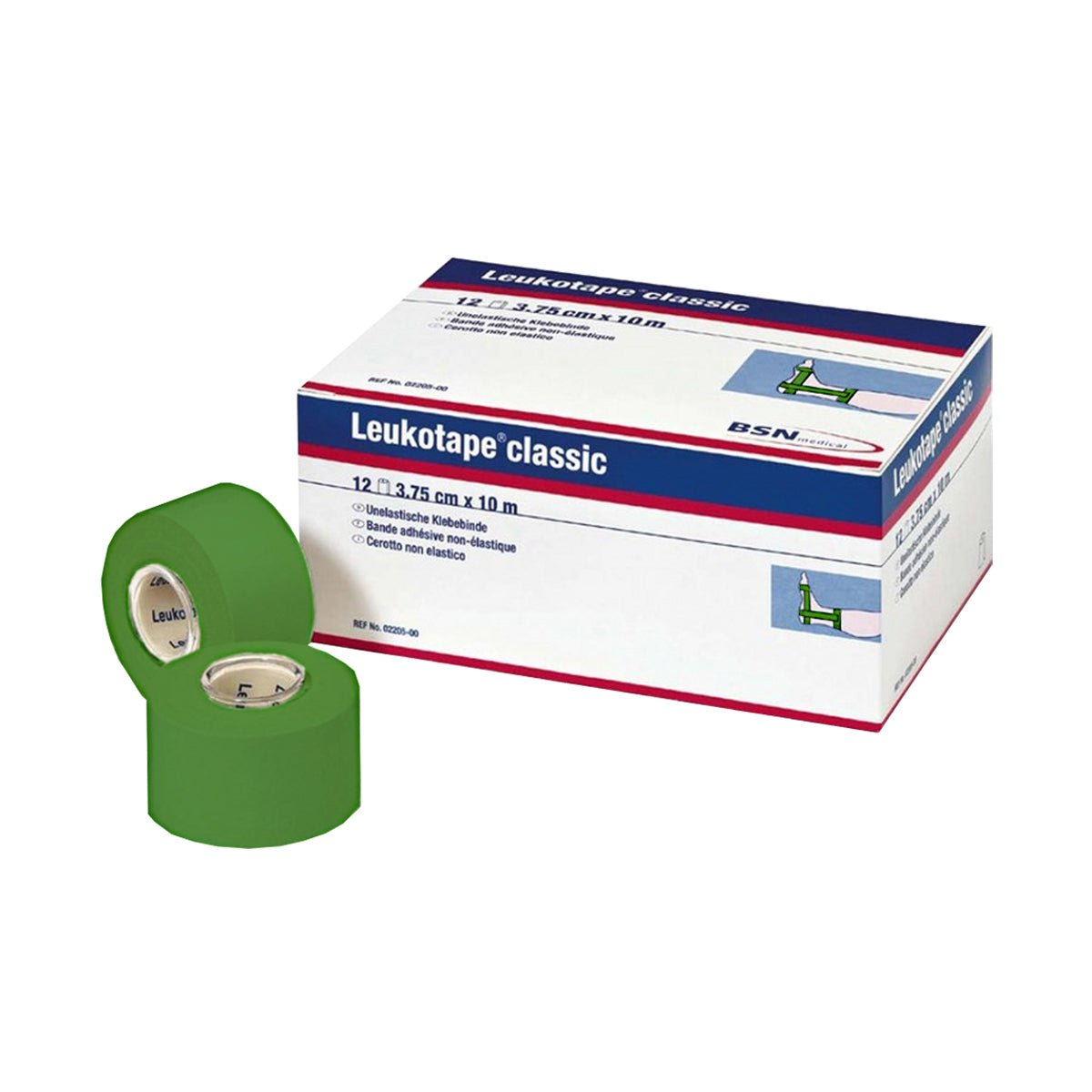 BSN Leukotape Classic 10 m x 3,75 cm Grün - vision - performance.de