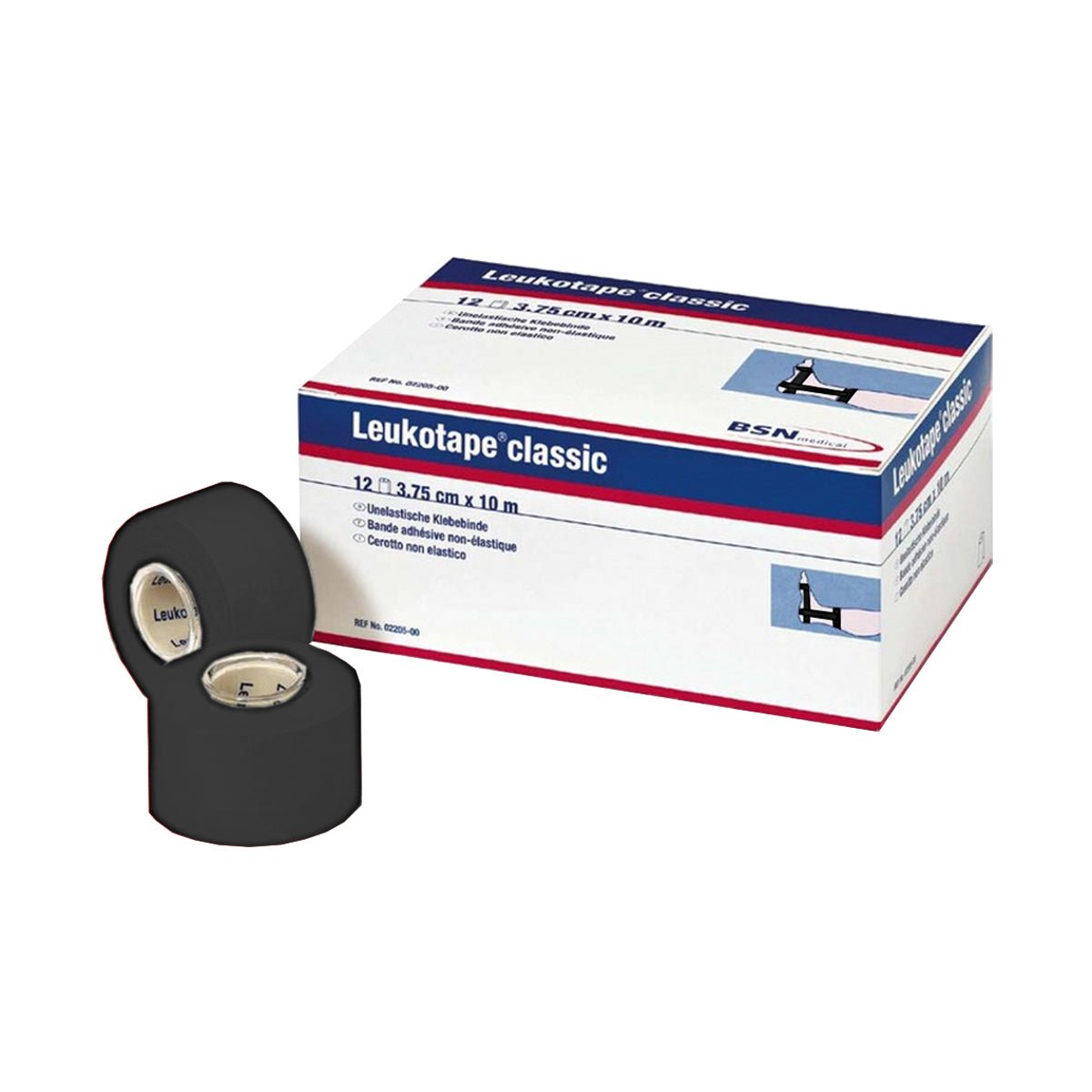 BSN Leukotape Classic 10 m x 3,75 cm Schwarz - vision - performance.de