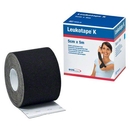 BSN Leukotape K elastische Klebebinde Schwarz - vision - performance.de