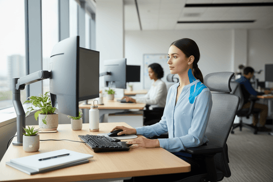 Kinesiotape im Büro – Rücken, Nacken & Schulter entlasten - vision-performance.de