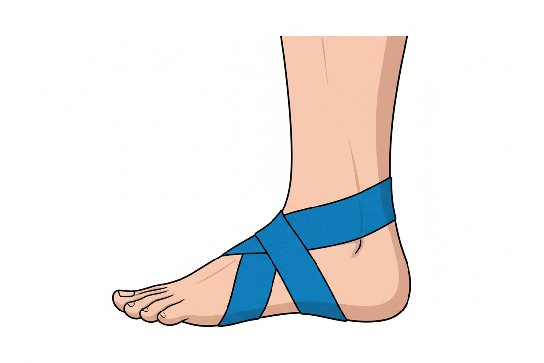 Kinesiotape Sprunggelenk anlegen – Stabilisierung & Technik - vision-performance.de