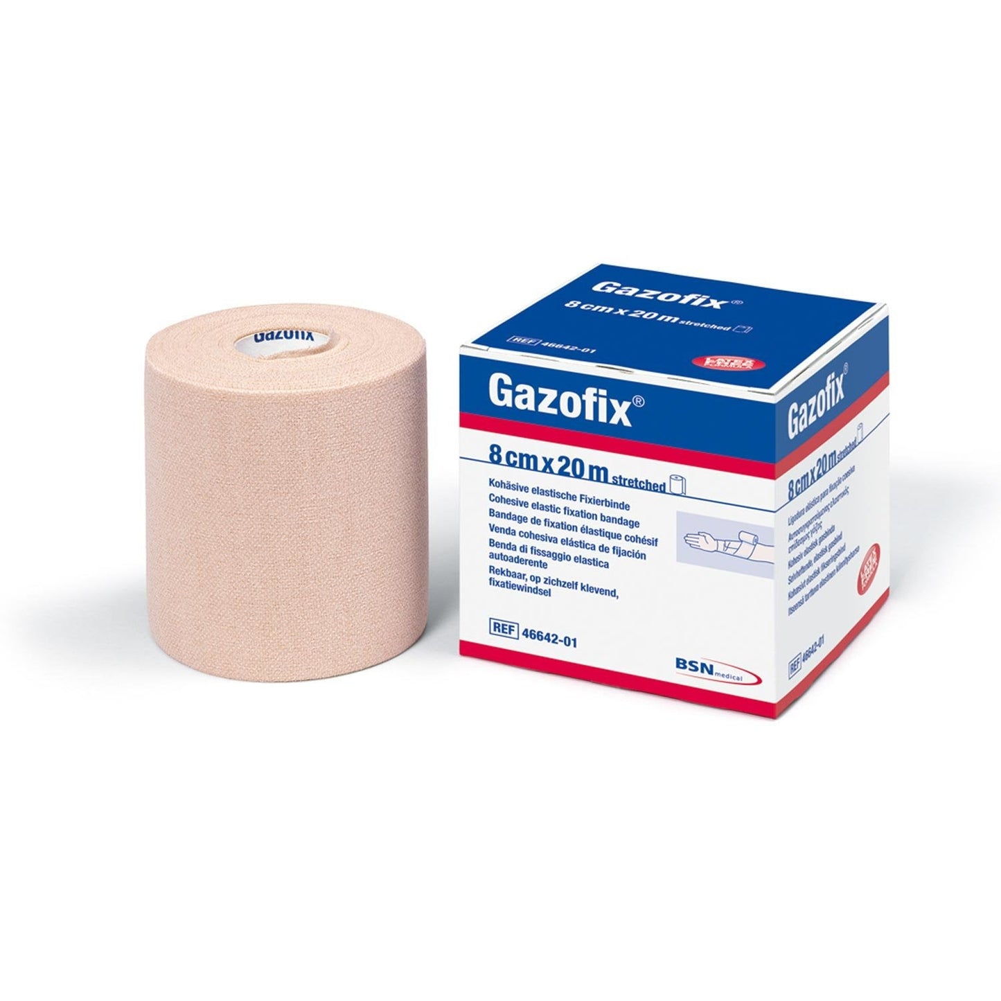 BSN Gazofix, kohäsive Fixierbinde Hautfarben - vision - performance.de