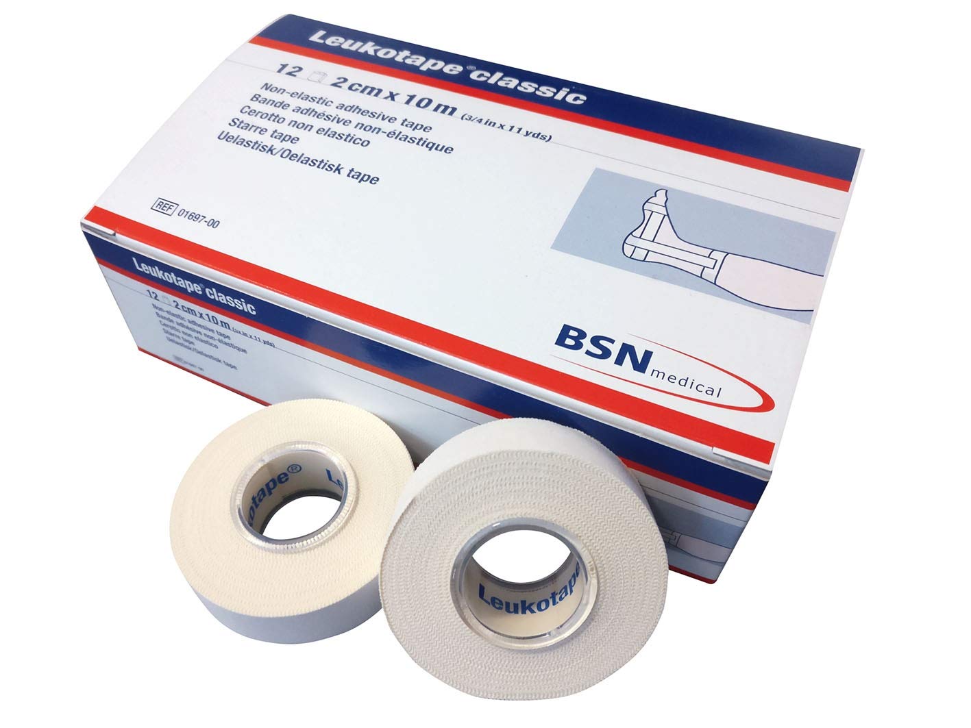 BSN Leukotape Classic 10 m x 2,0 cm Weiß - vision - performance.de