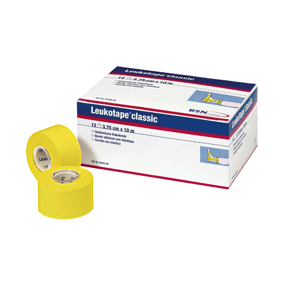 BSN Leukotape Classic 10 m x 3,75 cm Gelb - vision - performance.de