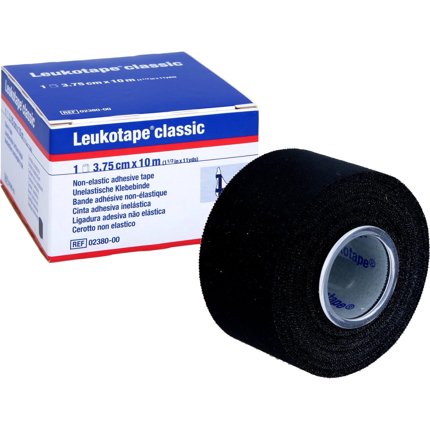 BSN Leukotape Classic 10 m x 3,75 cm Schwarz - vision - performance.de