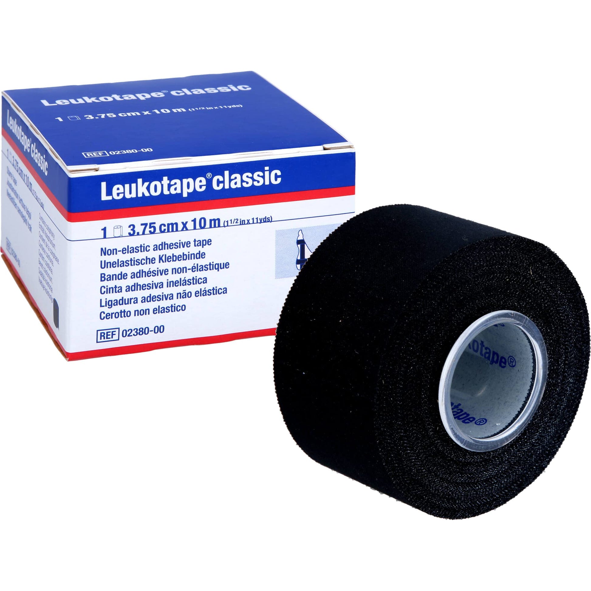 BSN Leukotape Classic 10 m x 3,75 cm Schwarz - vision - performance.de