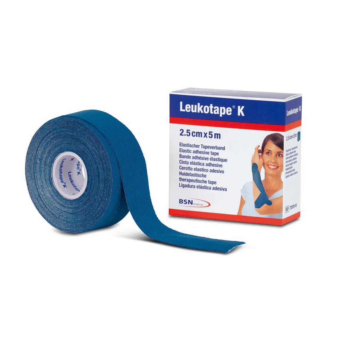 BSN Leukotape K elastische Klebebinde Blau - vision - performance.de