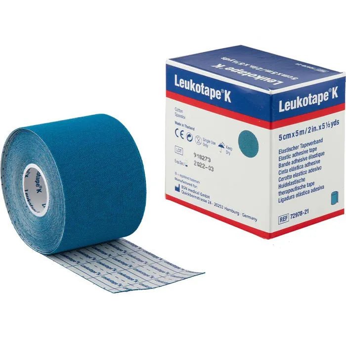 BSN Leukotape K elastische Klebebinde Blau - vision - performance.de