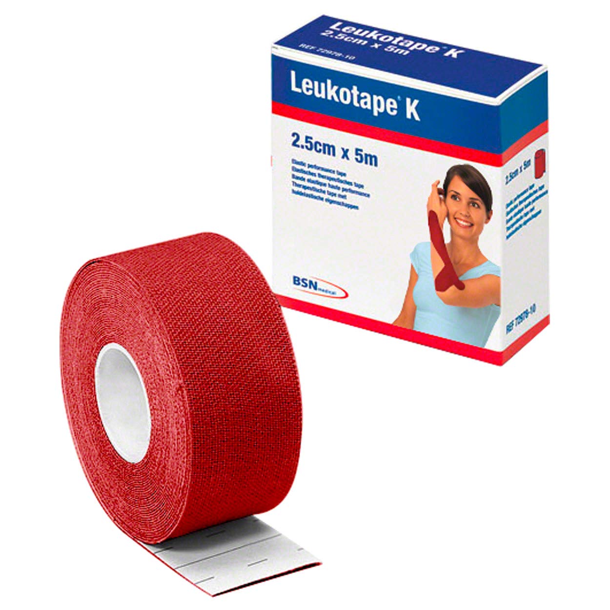 BSN Leukotape K elastische Klebebinde Rot - vision - performance.de