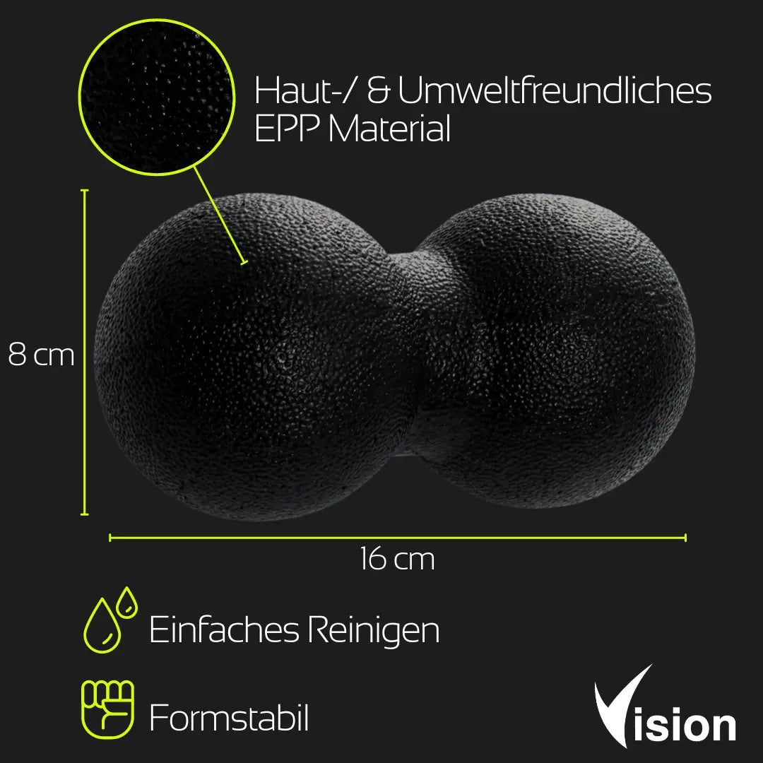 Duo - Massageball I 8cmx16cm - vision - performance.de